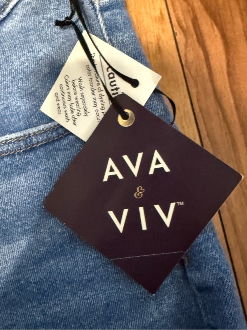 Ava & Viv Men's Relaxed Light Blue Distressed Jeans - Picture 3 of 9